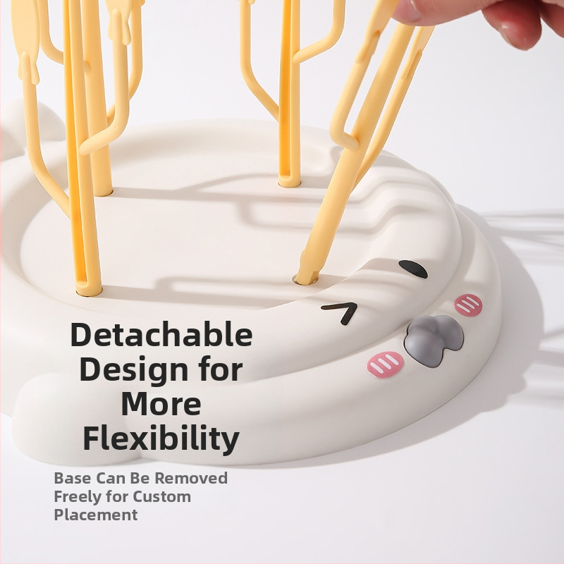 Стойка за сушене на бебешки бутилки, пластмаса, модерен стил, пусната през пролетта на 2022 г., тегло 130 g