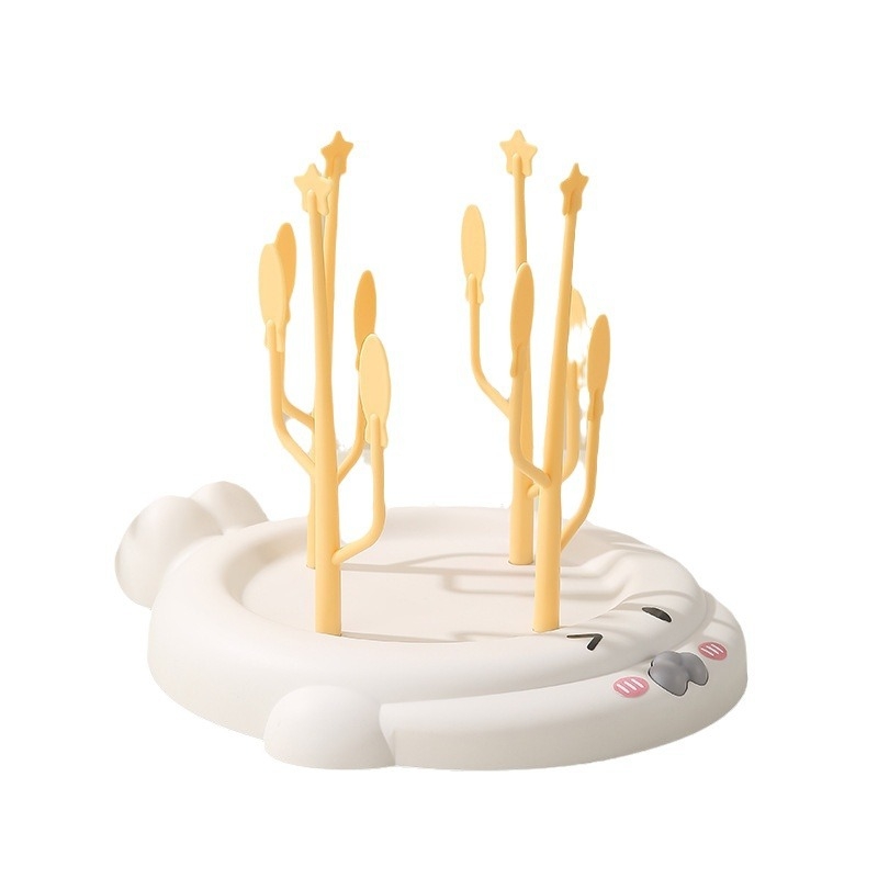 Стойка за сушене на бебешки бутилки, пластмаса, модерен стил, пусната през пролетта на 2022 г., тегло 130 g