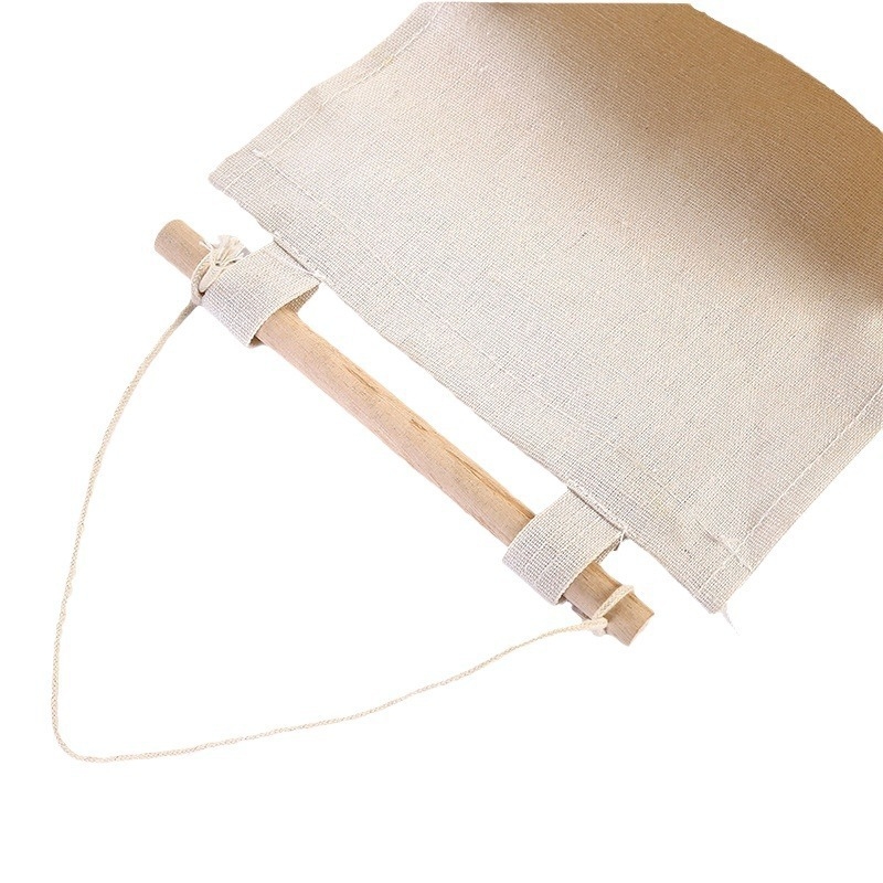 Studentų sieninis saugojimo krepšys – daugiafunkcinis, medvilnė ir linas, Jingrui prekė, miegamojo saugojimas, kaimiško stiliaus, Modelis 1