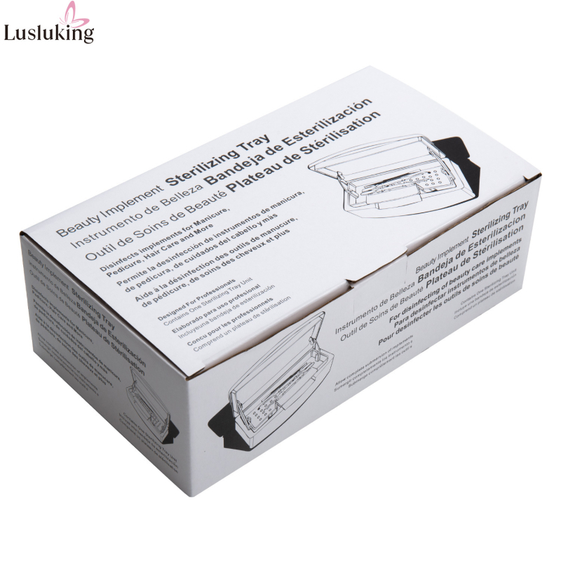 Cutie de depozitare pentru unghii pentru dezinfectare și curățare, din plastic, 307 g, etichetă privată licențiată, marca lusluking