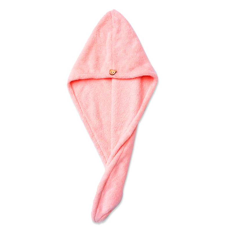 Korejas stilā matu žāvēšanas cepure - korāla fleece, uzsūcoša, ātra žāvēšana, 80-99 g, Nahe