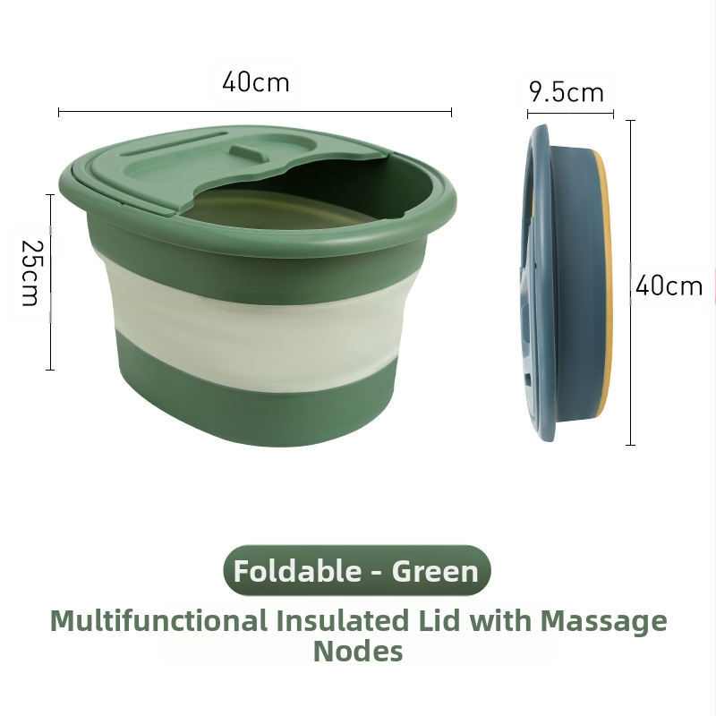 Sulankstomas plastinės kojų vonios kibiras suaugusiems — nešiojamas dizainas, Orange prekės ženklas