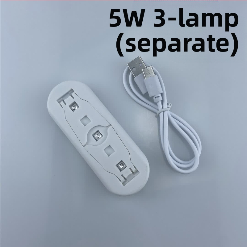 Dubultjoslu UV lampa telefona filmai sacietēšanai un manikīram, saliekamā pārnēsājamā UV LED lampa, 365/395 nm, modeļa ZL2018, XinMaoTeng Technology