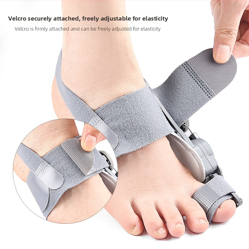 Коректор за пръст на крака – разделител за пръсти; Материали: ABS, найлон и силиконова подложка; Модел: Коректор за пръст; Серия: Разделител; Стил: Hallux valgus, персонализиран дизайн; Обратима корекция.