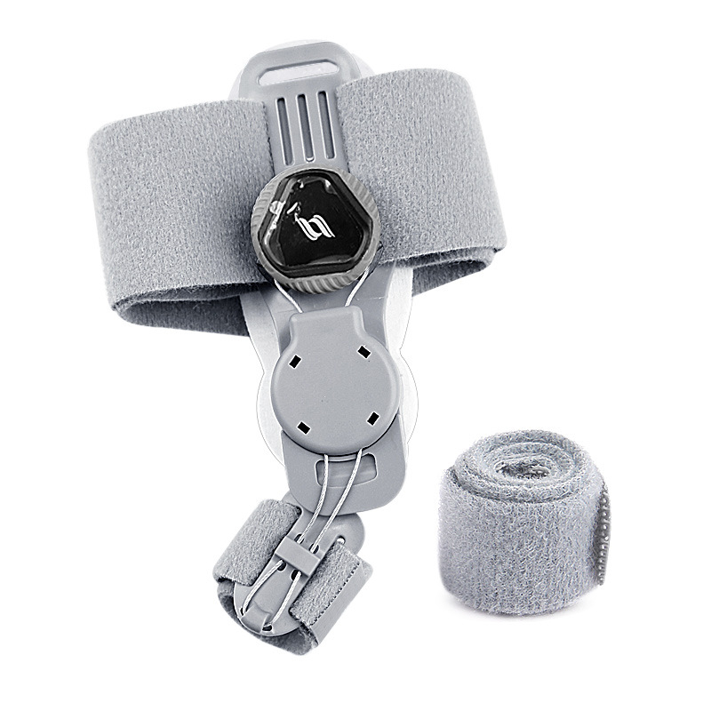 Pēdas pirksta korektors – Pirkstu atdalītājs; Materiāli: ABS, neilons un silikona spilventiņš; Modelis: Pēdas pirksta korektors; Sērija: Atdalītājs; Stils: Hallux valgus, personalizēts dizains; Atgriezeniskā korekcija.