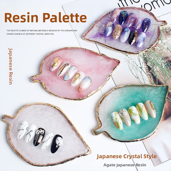 Πινακίδα επίδειξης μανικιούρ με παλέτα νυχιών από ρητίνη και αχάτη, 44 g, μοντέλο B147, RQY