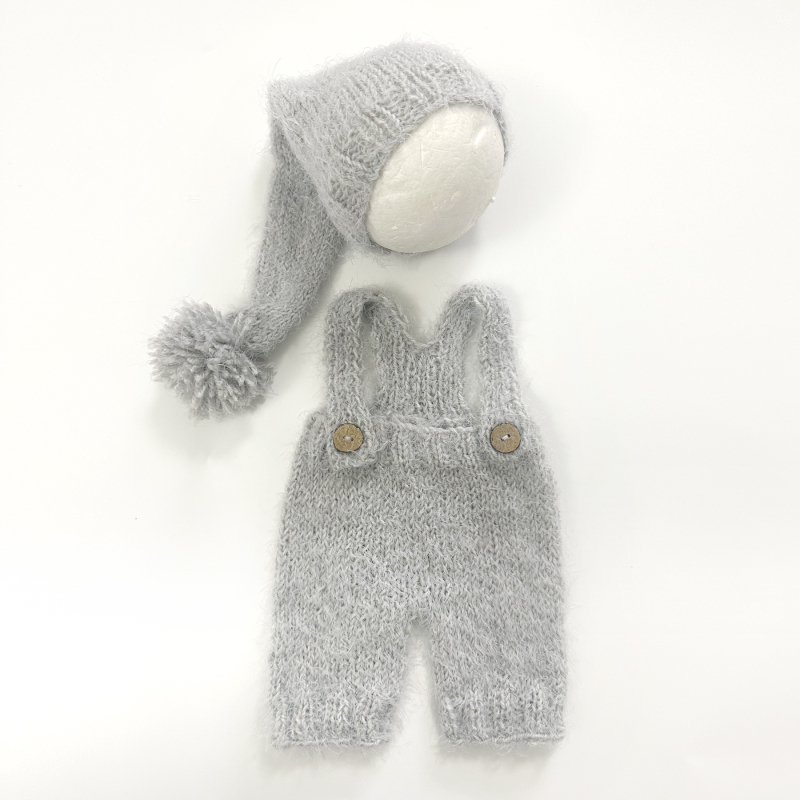 Σετ παντελόνια για νεογέννητα για φωτογράφηση — πλούσιο χειροποίητο στούντιο, cropped παντελόνια, ύφασμα μαλλιού με 50% σπαντέξ, άνοιξη 2024