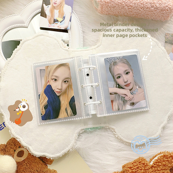 Hewu плюшен фотоалбум, стил Korean-ins, с подвижни страници, 20 страници