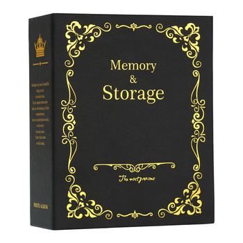 Фотоалбум за деца — карикатурен стил, ламинирани страници, обложка с фолио в злато, ултразвуково подвързване, обложка от крафт хартия