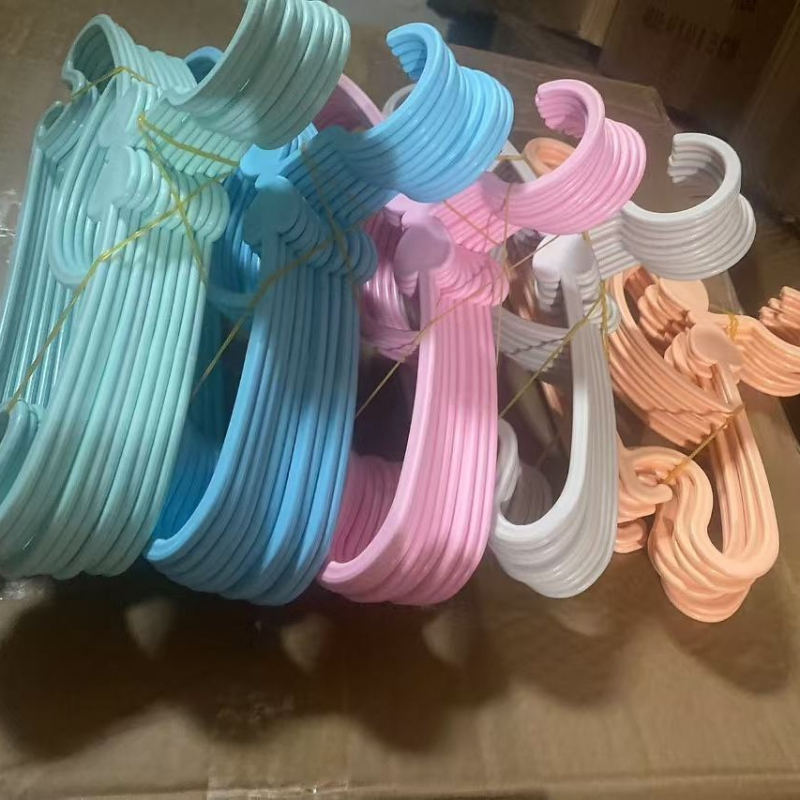 Umeraș pentru haine pentru bebeluți, multifuncțional din plastic | 100% material nou, personalizare disponibilă, set de 10 bucăți