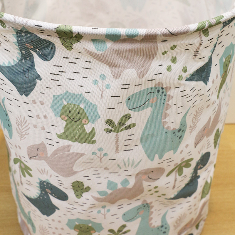 Bērniem paredzēts rotaļlietu uzglabāšanas grozs ar karikatūru dizainu, liela ietilpība, Oxford audums, Zīmols Yunjia