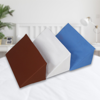 Триъгълна подложка за обръщане, пяна с висока плътност; за цялото тяло; рехабилитация на горни крайници; антипролежна подложка