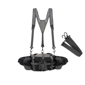 Sportinė kuprinė - daugiakonfunkcinis taktinio dizaino, dryžių raštas, poliesteris, atspari vandeniui, Oxford apmušalas, skirta alpinizmui ir dviračių važiavimui