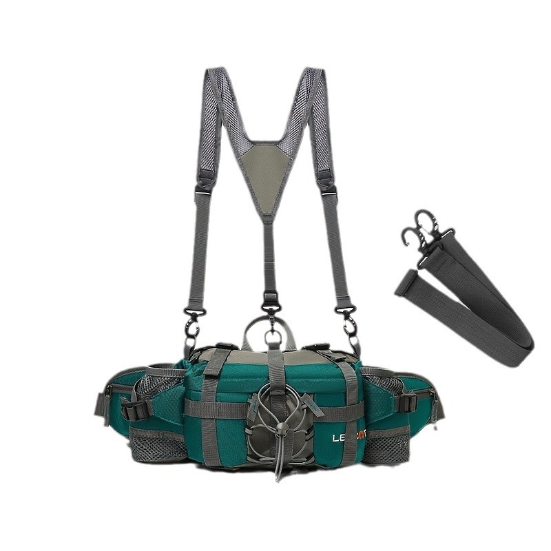 Sportinė kuprinė - daugiakonfunkcinis taktinio dizaino, dryžių raštas, poliesteris, atspari vandeniui, Oxford apmušalas, skirta alpinizmui ir dviračių važiavimui