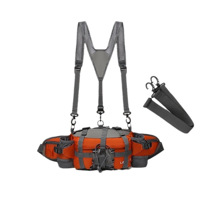 Sportinė kuprinė - daugiakonfunkcinis taktinio dizaino, dryžių raštas, poliesteris, atspari vandeniui, Oxford apmušalas, skirta alpinizmui ir dviračių važiavimui