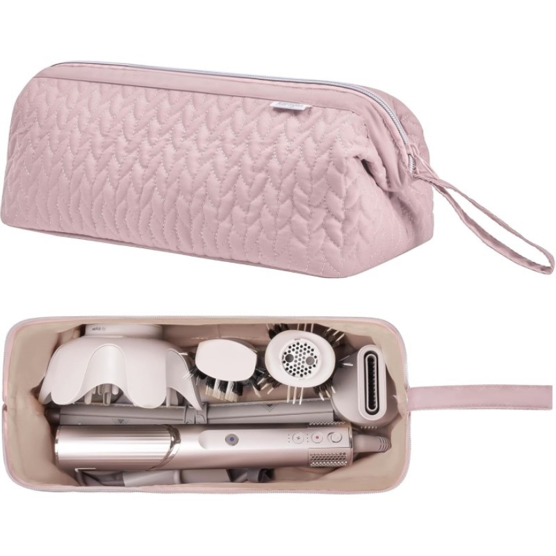 Carcasă de depozitare pentru accesorii de uscător de păr, pentru călătorii, cub, poliester, multifuncțională, model APJ409