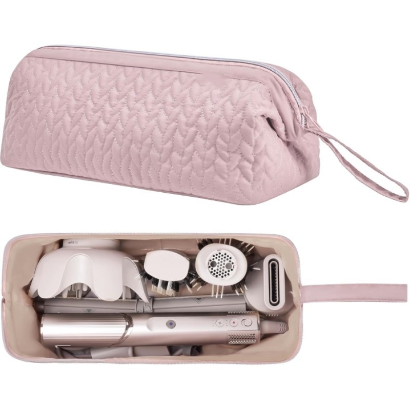 Carcasă de depozitare pentru accesorii de uscător de păr, pentru călătorii, cub, poliester, multifuncțională, model APJ409