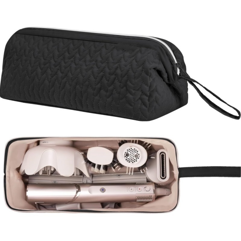 Carcasă de depozitare pentru accesorii de uscător de păr, pentru călătorii, cub, poliester, multifuncțională, model APJ409