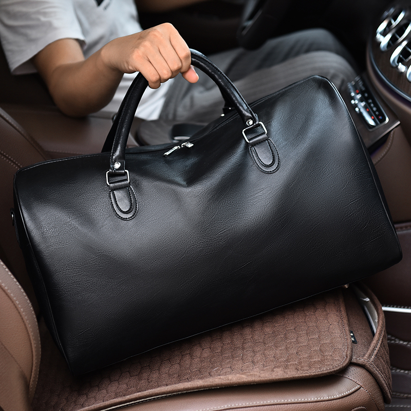 Boehner vīriešu ādas biznesa ceļojumu soma, ietilpība zem 20 L, paplašināma