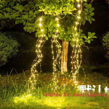 Tree Vine Lantern Ponytail Light – IP67 atsparus vandeniui vario vielos šviestuvų virne, maitinimas saulės energija/USB/baterija, ≤36V, mygtuko/nuotolinio valdymo, CE sertifikatas