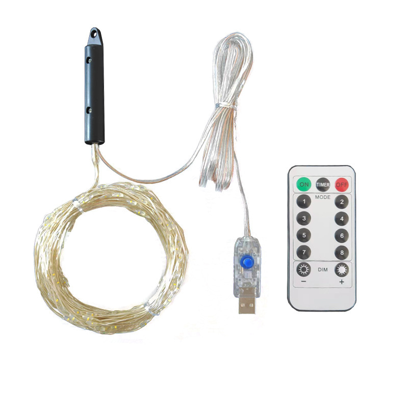 Tree Vine Lantern Ponytail Light – IP67 atsparus vandeniui vario vielos šviestuvų virne, maitinimas saulės energija/USB/baterija, ≤36V, mygtuko/nuotolinio valdymo, CE sertifikatas