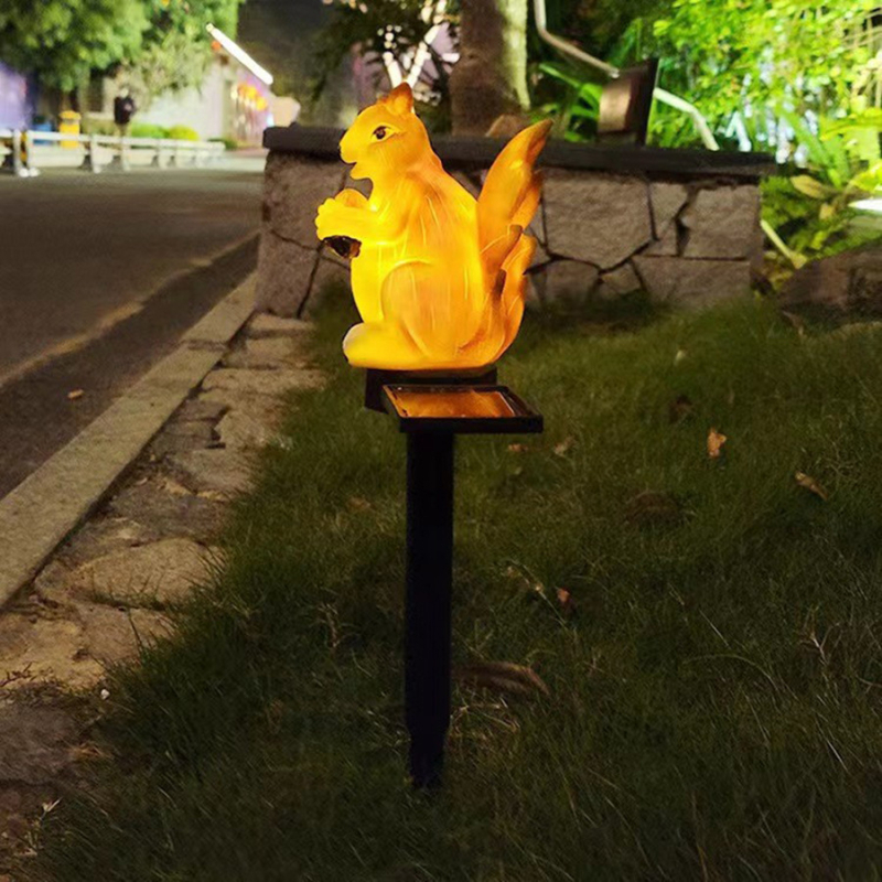 Kerti napelemes bagoly lámpa – LED fényforrás, gyanta, IP55, 6–12 órás üzemidő