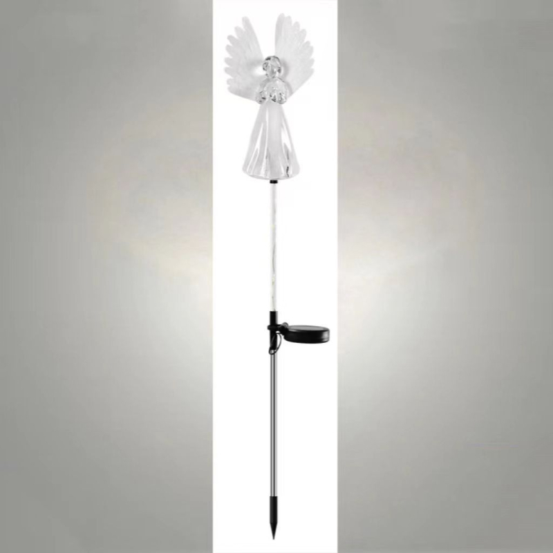 Napelemes angyal lámpa kültéri kerthez, IP65, 5W, 6–12 óra működés