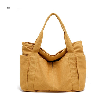 Φοιτητική τσάντα από καμβά — αστικός μινιμαλισμός, καμβά, ορθογώνιο σχήμα, φερμουάρ, εσωτερική θήκη για κινητό