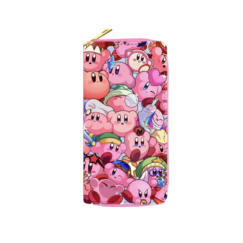 PU bőr telefonos pénztárca, több kártyahellyel, JR-1445 – street stílus, cartoon mintázat, poliészter bélés