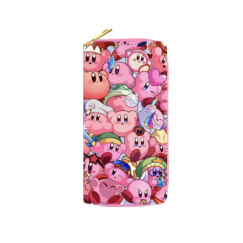 PU bőr telefonos pénztárca, több kártyahellyel, JR-1445 – street stílus, cartoon mintázat, poliészter bélés