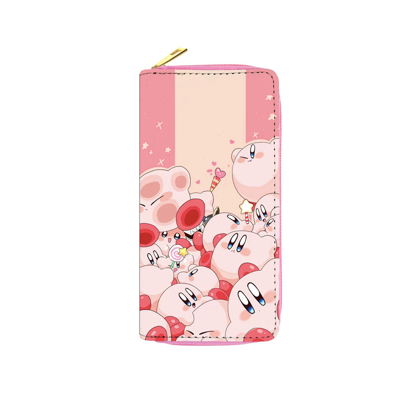 PU bőr telefonos pénztárca, több kártyahellyel, JR-1445 – street stílus, cartoon mintázat, poliészter bélés