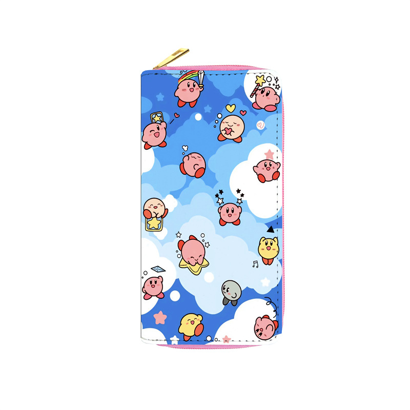PU bőr telefonos pénztárca, több kártyahellyel, JR-1445 – street stílus, cartoon mintázat, poliészter bélés