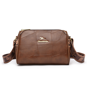 Τσάντα στον ώμο Millennium Kangaroo, PU, σχήματος μαξιλαριού, φερμουάρ για το άνοιγμα, εσωτερικά: θήκη με φερμουάρ και θήκη για ταυτότητα, επένδυση πολυεστέρα