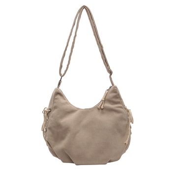 Мъжка чанта през кръст Corduroy — Урбан стил, Подплата Polyester, Солиден модел, Зимна колекция 2024