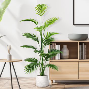 Green Dreamland dirbtinis augalas – plastikas, išsibarstęs saulėgrąžų veislė, vidaus dekorui