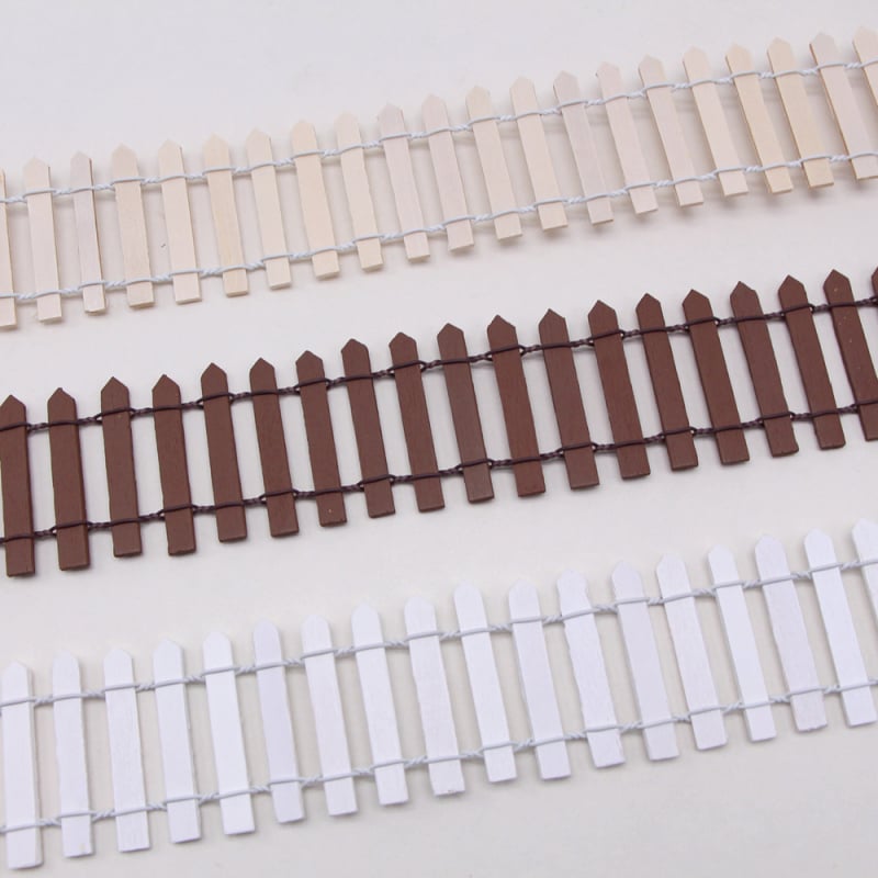 Πλαστικός φράχτης για μικροτοπίο και σπίτι κούκλας, διακόσμηση κήπου, απλός σχεδιασμός, προσαρμόσιμη επεξεργασία, ημιμηχανική παραγωγή