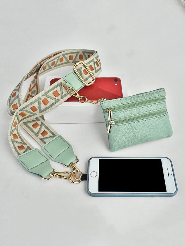 Mobiliojo telefono per petį krepšys su monetų pinigine – Nailonas, miesto paprastumas, Unisex, Pick up