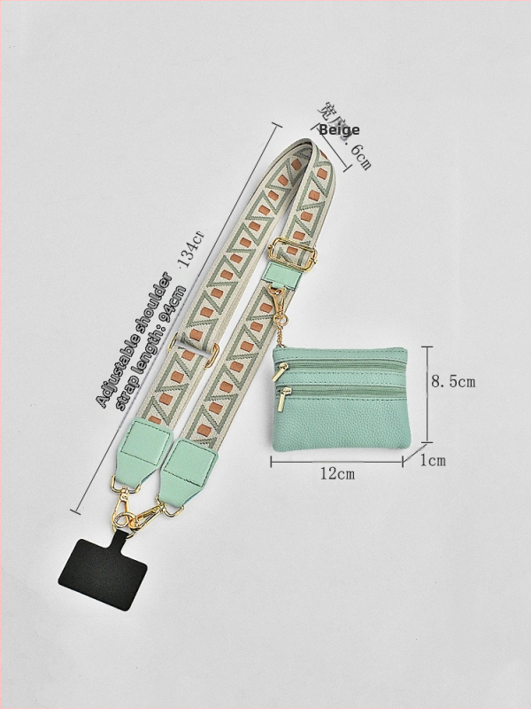 Кроссбоди презрамка за мобилен телефон с монетник – Нейлон, градски стил, Унисекс, Pick up