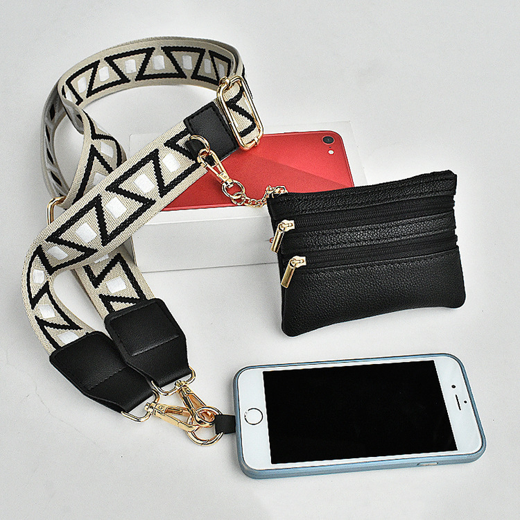 Mobiliojo telefono per petį krepšys su monetų pinigine – Nailonas, miesto paprastumas, Unisex, Pick up