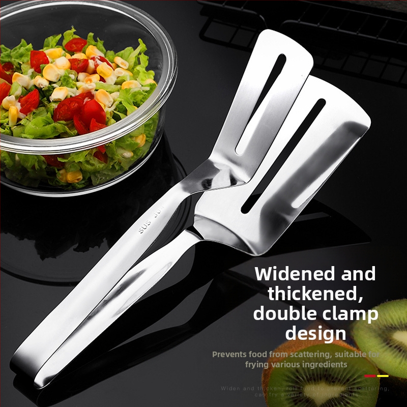 304 неръждаема стомана: многофункционален кухненски инструмент, щипки за риба, шпатула и щипки за стекове, висока температурна устойчивост