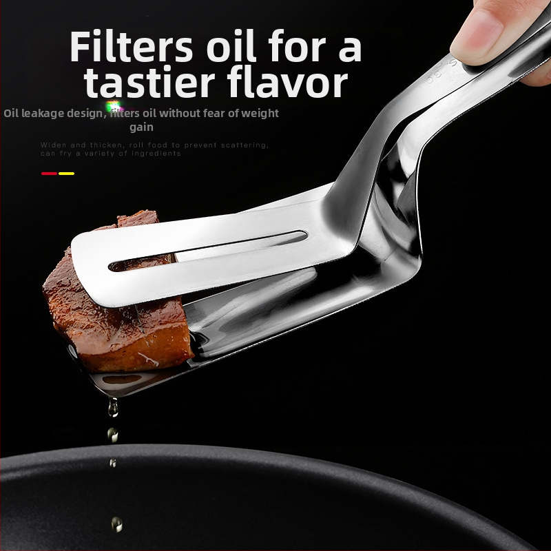 304 неръждаема стомана: многофункционален кухненски инструмент, щипки за риба, шпатула и щипки за стекове, висока температурна устойчивост