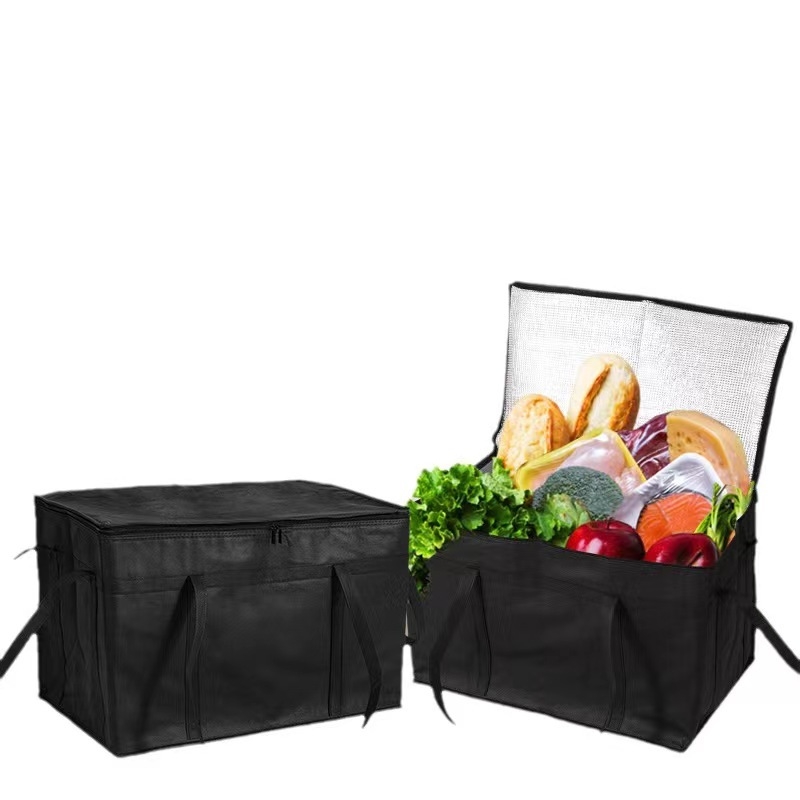 Nepluošto audinio pietų maišelis, 77 L talpa, nešiojamas ir sulankstomas