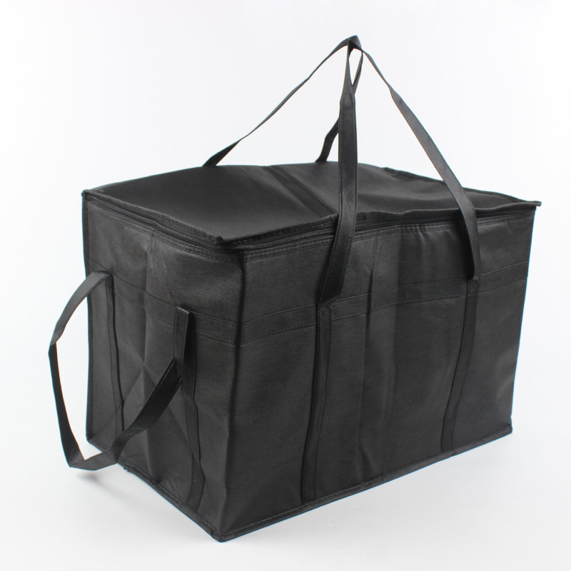 Nepluošto audinio pietų maišelis, 77 L talpa, nešiojamas ir sulankstomas