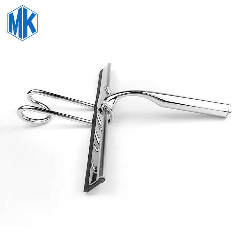 Οικιακός καθαριστής παραθύρων από ανοξείδωτο χάλυβα, μονής όψης, με κράμα ψευδαργύρου, χειροκίνητος