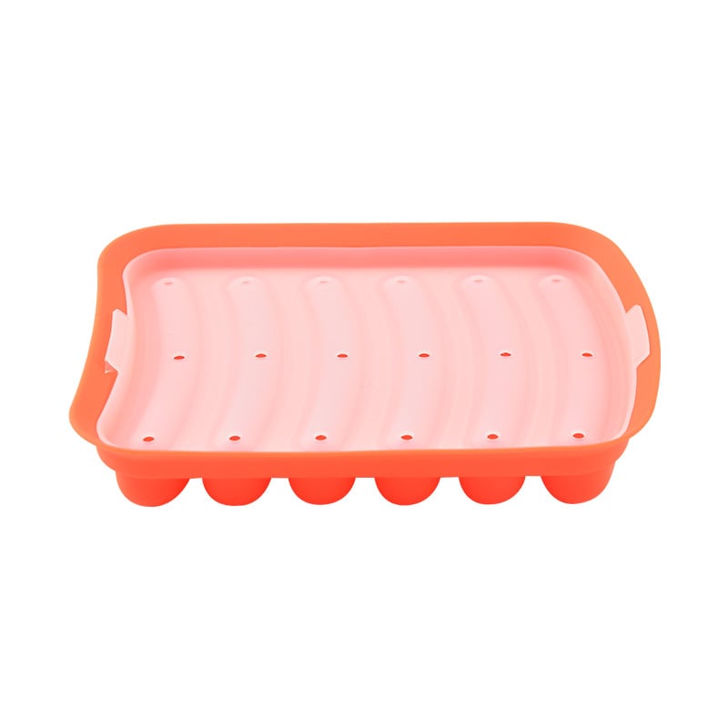 Σιλικονούχο καλούπι για ψήσιμο λουκάνικου – μορφή λουκάνικου για ψήσιμο αυγών και λουκάνικων, σε μία συσκευασία