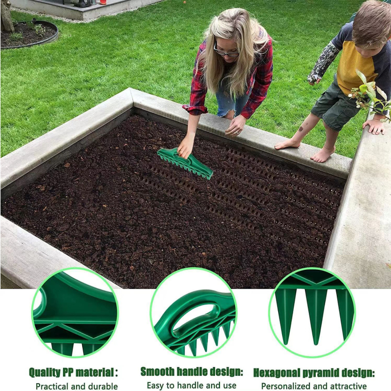 Sēklu novietojuma instruments sējašanai – plastmasas, pilienu apūdeņošanas sērija, mājas dārzs