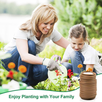 Σετ κήπου οικιακής χρήσης – μαλακό δέσιμο φυτών με TPR και σιδερένιο σύρμα για στήριξη και σταθεροποίηση κλάδων, αμπέλων και στελεχών