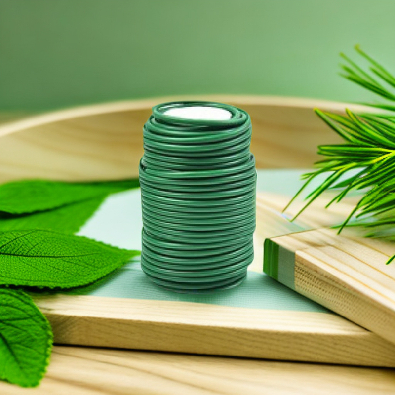 Set de grădină pentru legare – legătură moale pentru plante, cu TPR și sârmă de fier, pentru susținerea și fixarea ramurilor, viței și tulpinilor