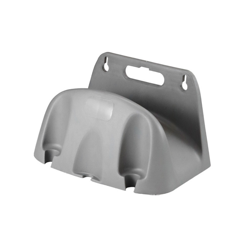 Vízcső tároló és vízpisztoly tartó autómosáshoz, falra szerelhető, fúrás nélkül, max. 30 m tekeredő cső, PP anyag, modell Sd-3100 (telepítő kiegészítők mellékelve)