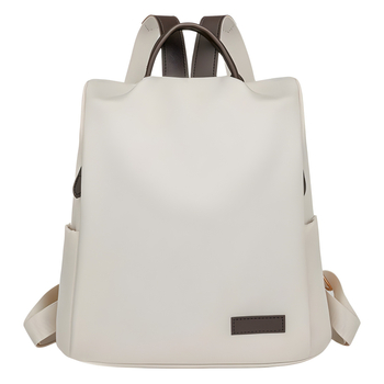 Νάιλον γυναικείου σακίδιο πλάτης, απλός αστικός σχεδιασμός, πολυλειτουργικό, αντικλοπή, ελαφρύ και ανθεκτικό – κλείσιμο με φερμουάρ; εσωτερικές τσέπες: τσέπη με φερμουάρ, θήκη για κινητό, θήκη για ταυτότητα; αδιάβροχο; ανθεκτικό στη φθορά